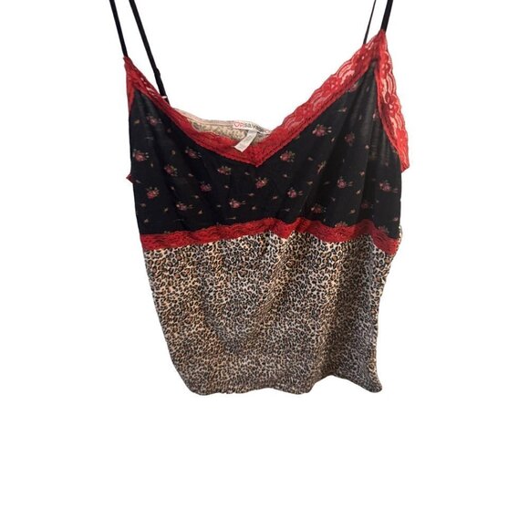 PJ Salvage Cami-cheetah print and roses size xl - Picture 2 of 4